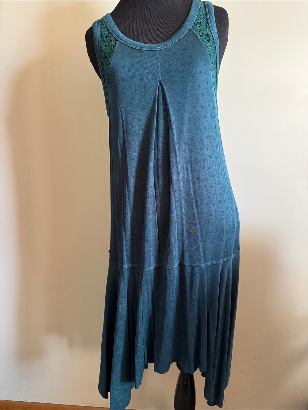 Free People Sleeveless Lace-Trim Dress
